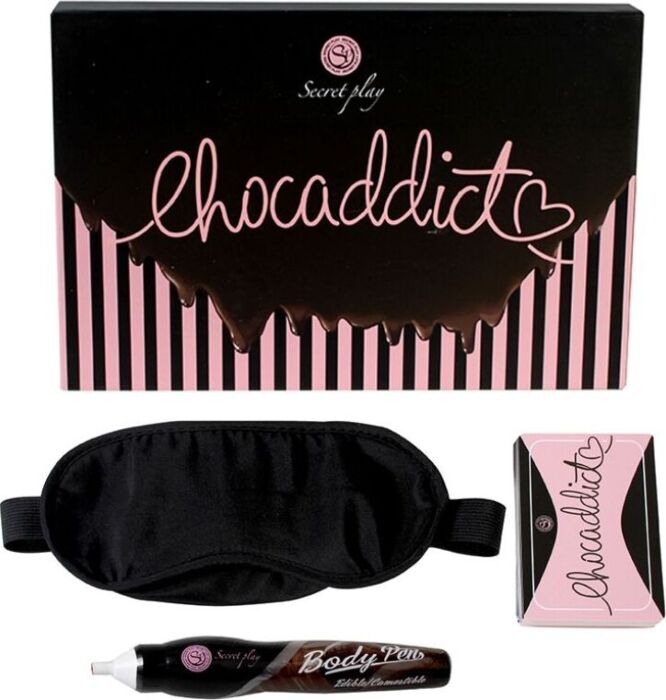 Erotisch spel SECRETPLAY Chocaddict met chocolade Erotisch spel SECRETPLAY Chocaddict met chocolade