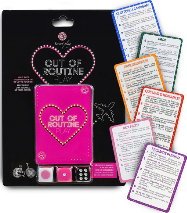 Spel SECRETPLAY Out of Routine Play met 72 uitdagingen Spel SECRETPLAY Out of Routine Play met 72 uitdagingen