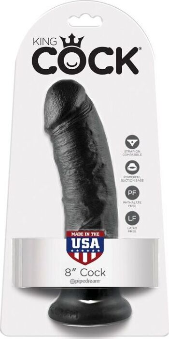Realistische Penis King Black 8
