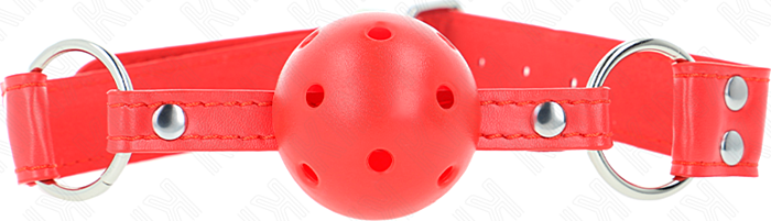 Mordaza KINK 4.5 cm Rood | Sensuele Controle