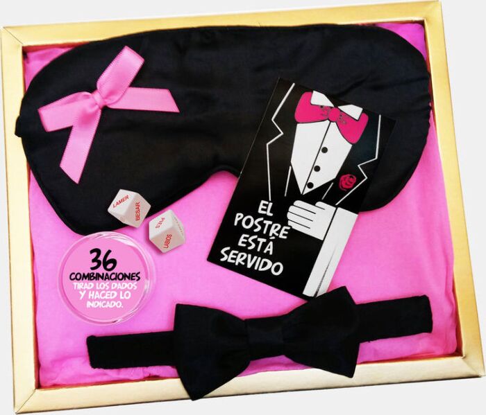 Kits Parejas INEDIT El Postre Está Servido - Antifaz en Dobbelstenen