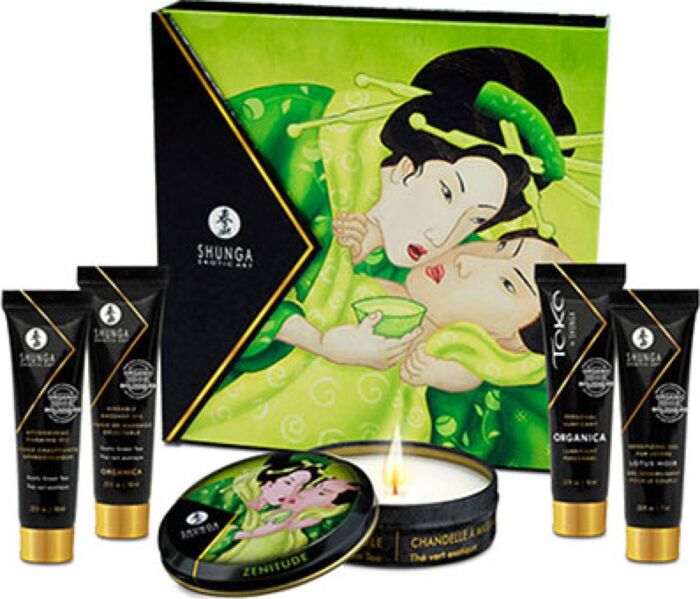 Shunga Geheime Geisha Groene Thee Kit - Koppelset Shunga Geheime Geisha Groene Thee Kit - Koppelset