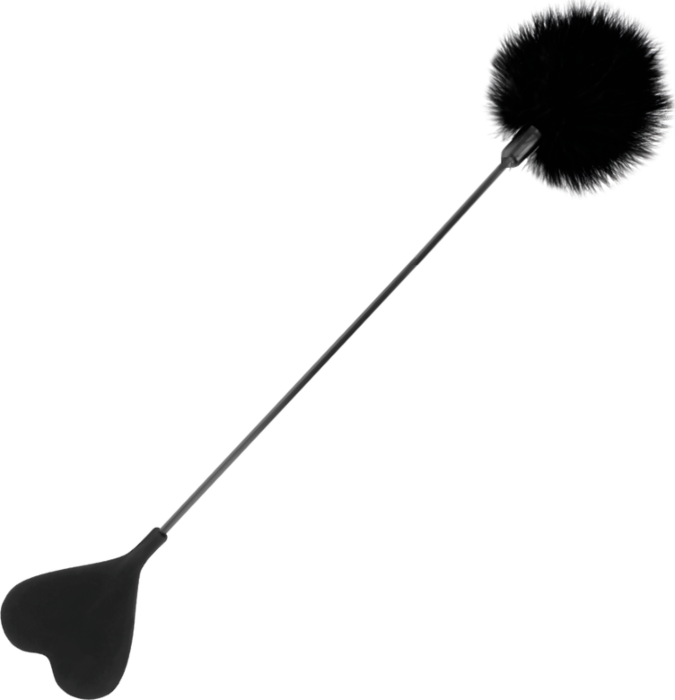 Látigo Darkness Sensations 40 cm met Pluimen