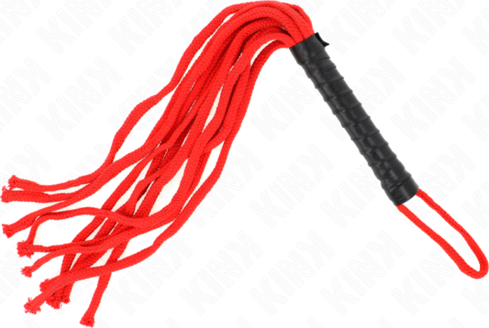 Látigo KINK Rojo 56 cm - Sensuele BDSM ervaring