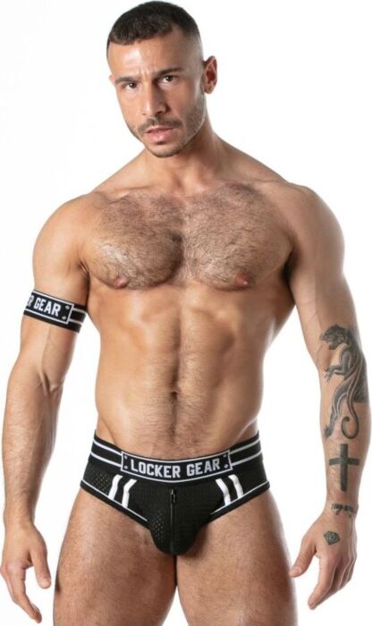 Jockbrief LOCKER GEAR Sport Mesh zwart XL