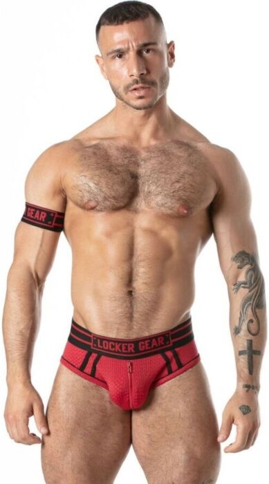 LOCKER GEAR SPORT MESH JOCK BRIEF ROOD L