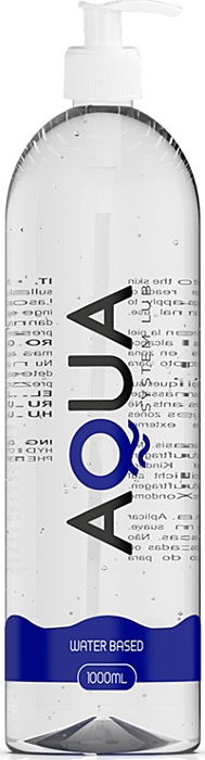 Lubricant Aqua Quality 1000 ML - Zijdezacht en Veilig