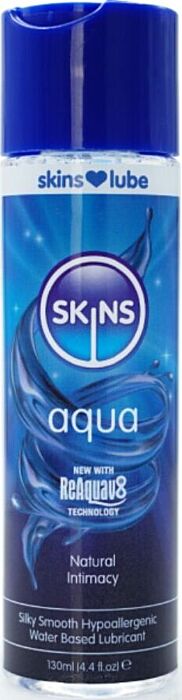 Glijmiddel SKINS Aqua 130 ml waterbasis