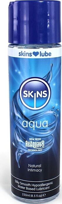 SKINS Aqua glijmiddel waterbasis 250 ml