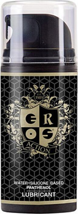 Eros Action Water‑Silicone glijmiddel met panthenol