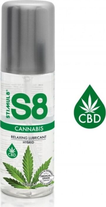 STIMUL8 S8 Hybride glijmiddel met cannabis 125 ml