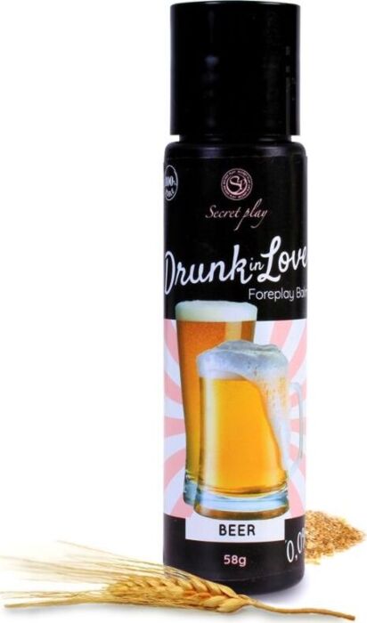 Lubricant SECRETPLAY Drun In Love Bier 60ml Lubricant SECRETPLAY Drun In Love Bier 60ml