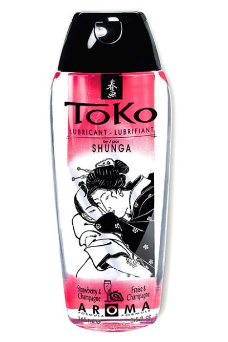 Lubricant SHUNGA Toko Aroma Aardbeien en Champagne