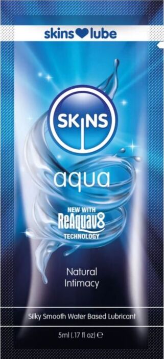 Aqua Lubricant SKINS Monodosis - Natuurlijke Glijdkracht
