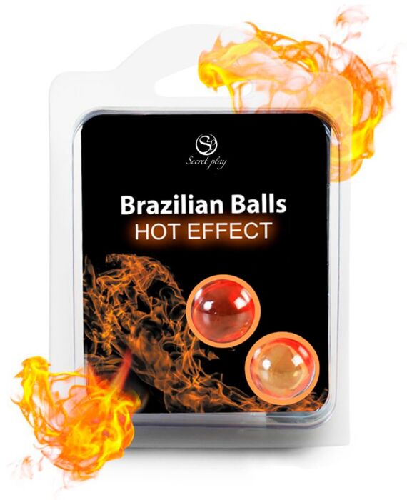 Glijmiddel SECRETPLAY Brazilian Balls met Warmte-effect