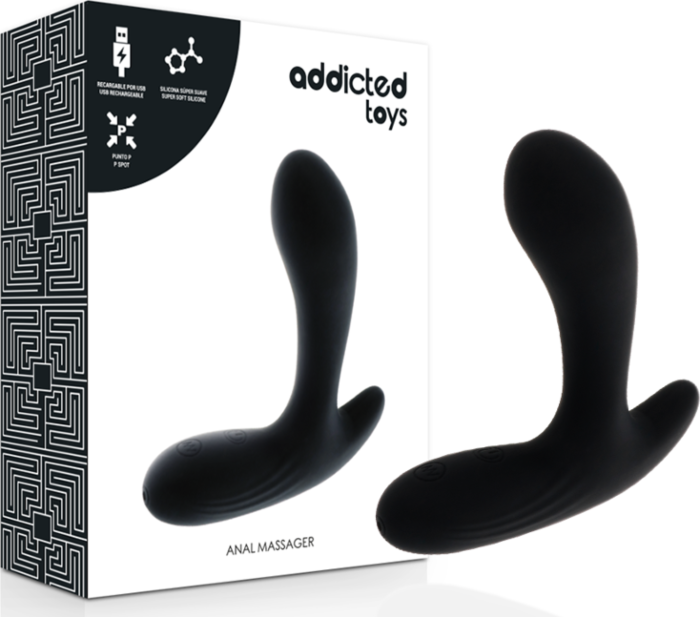 Anal Massager ADDICTED TOYS met dubbele vibratie