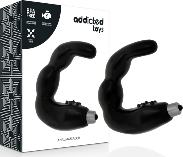 Prostaat massage vibrator ADDICTED TOYS - krachtige stimulatie