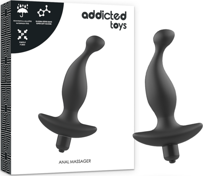 Vibrerende Anale Massager Obsidiaan Vibrerende Anale Massager Obsidiaan