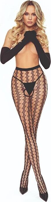 Medias PASSION TIOPEN 031 Crotchless Zwart