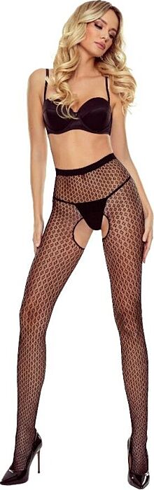 Medias PASSION TIOPEN 037 Crotchless Zwart