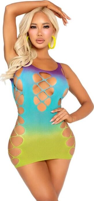 Mini Jurk Leg Avenue Ocean - Verleidelijke Stijl Mini Jurk Leg Avenue Ocean - Verleidelijke Stijl