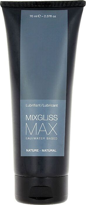 Mixgliss - Max Glijmiddel Anaal Op Waterbasis Natuurlijk 70ml