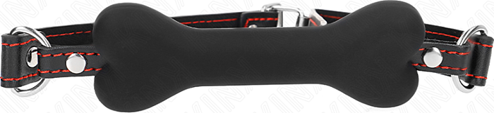 Mordaza KINK 12 cm Zwart - Silicona Luxe