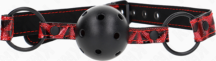 Mordaza KINK 4.5 cm Diamantpatroon - Luxe BDSM