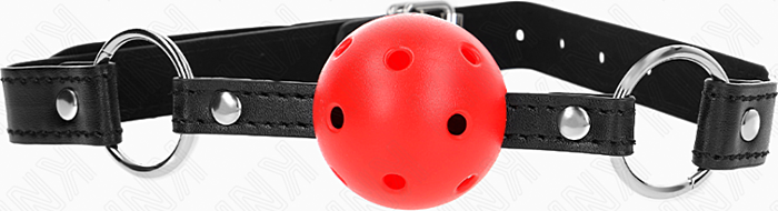 Mordaza KINK 4.5 cm Rood Silicona - Perfecte Controle