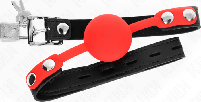 Mordaza KINK 4 cm Silicona met Slot - BDSM