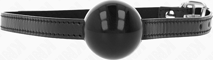 Mordaza de Bal KINK 4 cm Zacht TPE Zwart Mordaza de Bal KINK 4 cm Zacht TPE Zwart