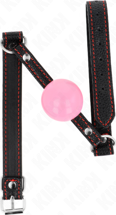 Mordaza KINK Gag 4cm Roze - Stijlvolle BDSM