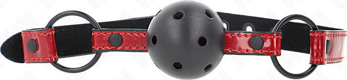 Mordaza KINK 4.5 cm Polipiel Briljant - Silencio & Controle