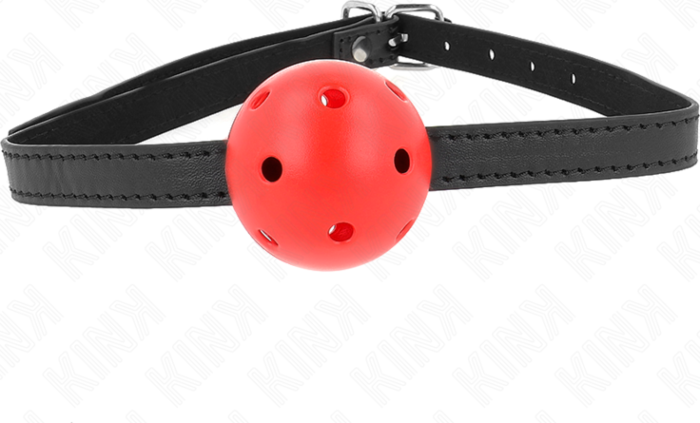 Mordaza KINK Simplicity Rood 4.5cm | Comfort en BDSM