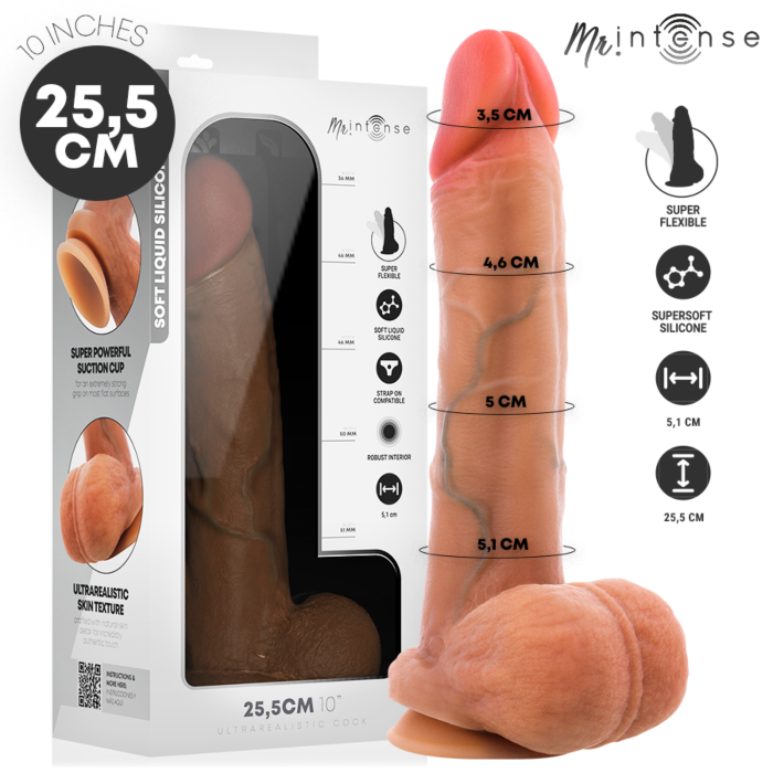 Dildo MR. INTENSE Gary XL met testikels Dildo MR. INTENSE Gary XL met testikels