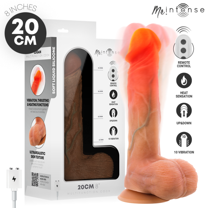 MR INTENSE Logan Vibrator Dildo met Warmte en Afstandsbediening MR INTENSE Logan Vibrator Dildo met Warmte en Afstandsbediening