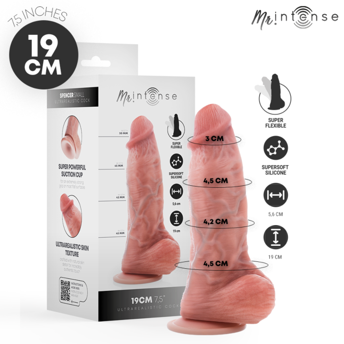 Realistisch Dildo MR. INTENSE Spencer - 19 cm Realistisch Dildo MR. INTENSE Spencer - 19 cm