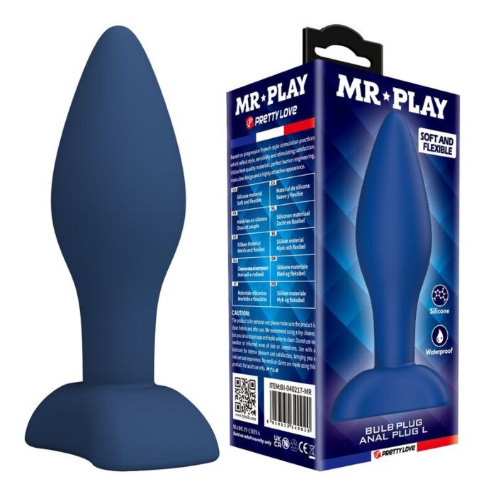 Anal Plug MR PLAY Tapered met brede basis Anal Plug MR PLAY Tapered met brede basis