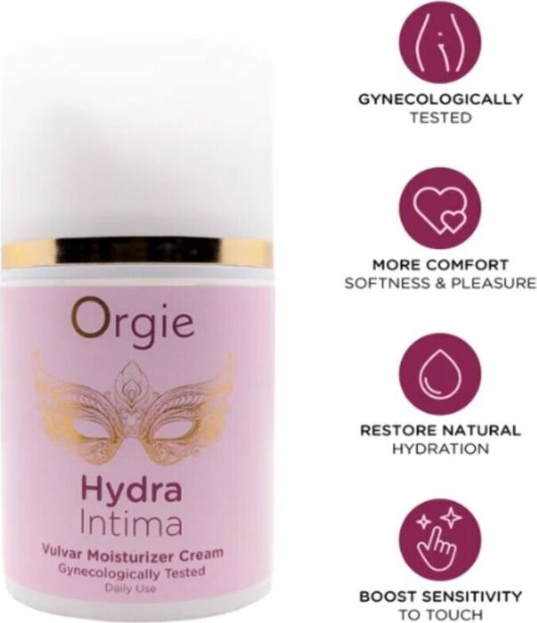 ORGIE Hydra Intima dagelijkse vulvabevochtigende crème 50 ml