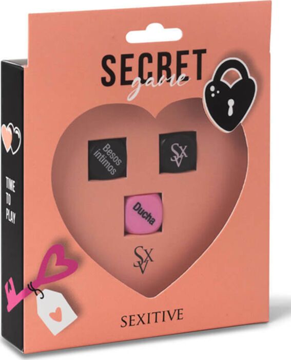 Seksdobbelstenen SEXITIVE Secret Game – 3-delige set