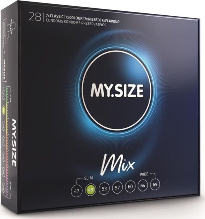 Pakket MyFit: Condooms 49 mm, 28 stuks