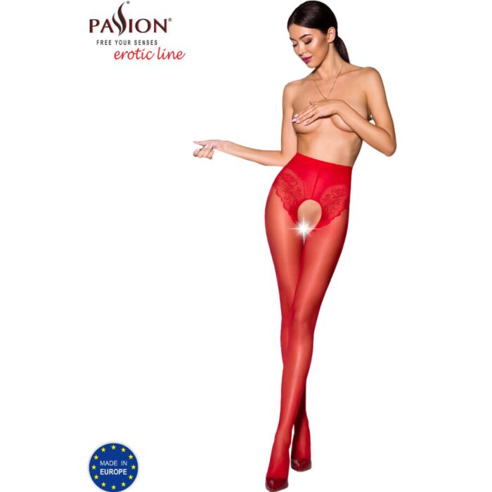 Kousen PASSION WOMAN GARTER & STOCK met bijzondere snit Kousen PASSION WOMAN GARTER & STOCK met bijzondere snit