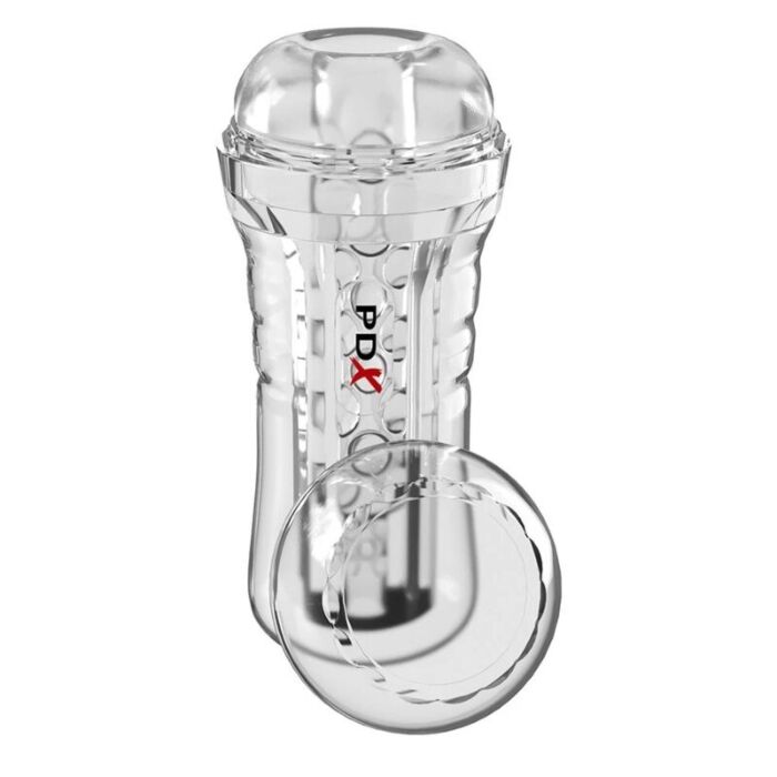 Masturbator PDX ELITE VIEWTUBE PLUS doorzichtig ontwerp Masturbator PDX ELITE VIEWTUBE PLUS doorzichtig ontwerp
