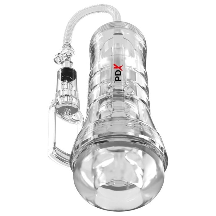Masturbator PDX ELITE VIEWTUBE VAC XXL met zuigpomp Masturbator PDX ELITE VIEWTUBE VAC XXL met zuigpomp