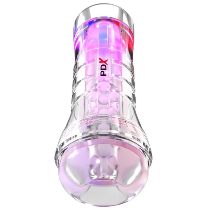 Masturbator PDX ELITE VIEWTUBE XXL met LED-verlichting Masturbator PDX ELITE VIEWTUBE XXL met LED-verlichting
