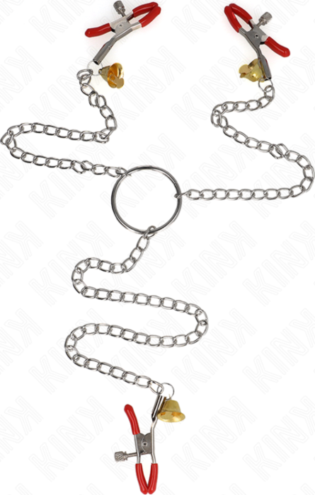 Pinzas voor Pezonen KINK Goud met Belletjes