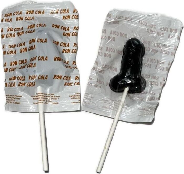 Piruleta Pene Diablo Goloso Ron Cola - 10% Alcohol