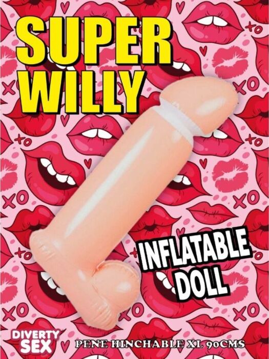 Pene Hinchable Diablo Picante 100 cm - Feestfavoriet Pene Hinchable Diablo Picante 100 cm - Feestfavoriet