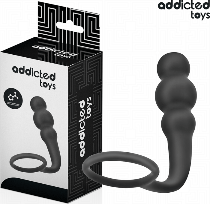 Anal Plug Addicted Toys Model 1 met Ring Anal Plug Addicted Toys Model 1 met Ring