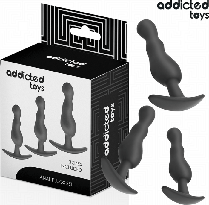 Anal Plug Set Addicted Toys Ergonomisch Design Anal Plug Set Addicted Toys Ergonomisch Design